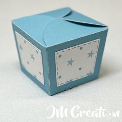 4-Bogen-Box - Stanzschablone - Videoanleitung in Artikelbeschreibung